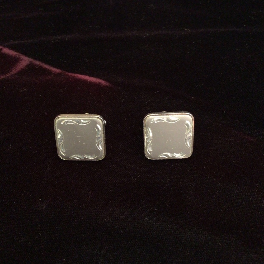 Vintage Silver-toned Cufflinks